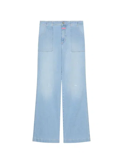 Closed Aria Panelled Jeans In Blue