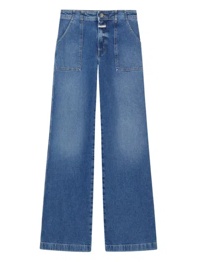 Closed Aria Wide-leg Jeans In Blue