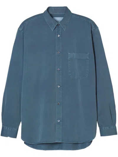 Closed Army Shirt In Blue