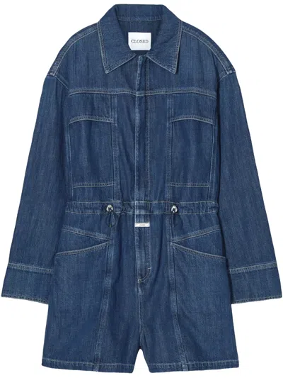 Closed Astri-x Overall In Blue