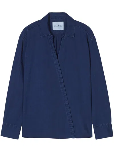 Closed Asymmetric Shirt Clothing
