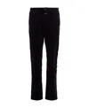 Closed Navy Blue Atelier Tapered Pants In Black