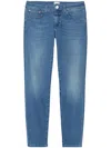 Closed Baker Low-rise Cropped Jeans In Blue