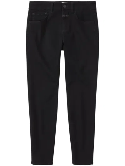 Closed Baker Low-rise Skinny Jeans In Black