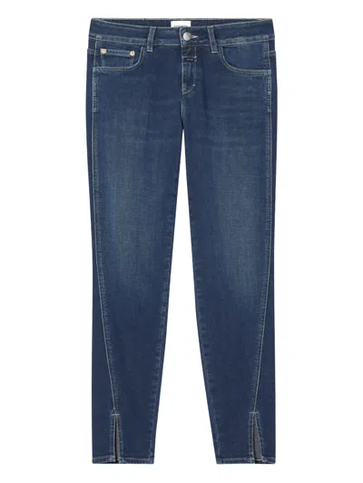 Closed Baker Slit-detail Jeans In Blue