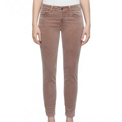 Closed Baker Velvet Slim Jean In Biscotti Brown