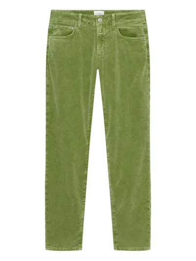 Closed Baker Velvet Trousers In Green