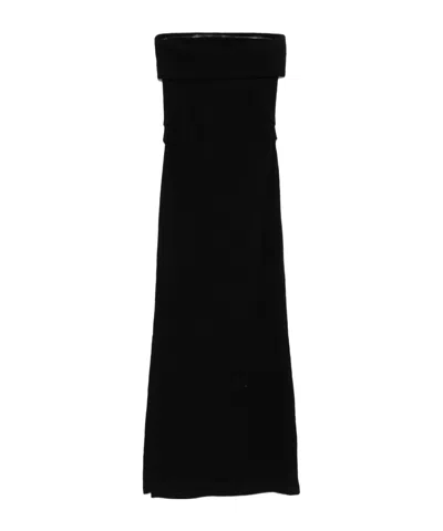 Closed Bandeau Cotton Maxi Dress