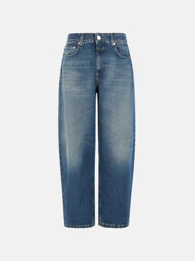 Closed 'barrel Jazzie' Dark Blue Denim Jeans