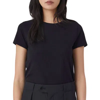 CLOSED BASIC COTTON TEE IN BLACK