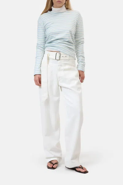 Closed Basic Long Sleeve Tee In Nordic Blue In Multi