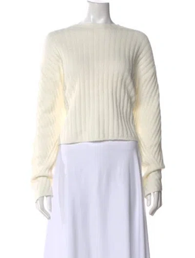 Pre-owned Closed Bateau Neckline Sweater In Neutral