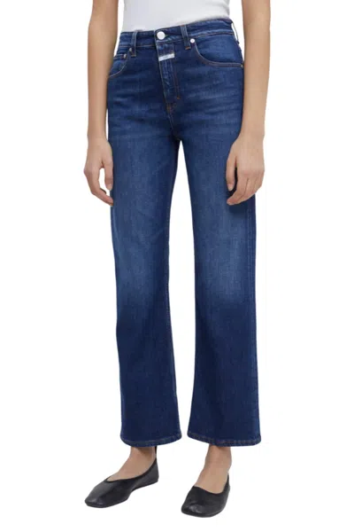 Closed Baylin Slim Flare Jean In Dark Blue