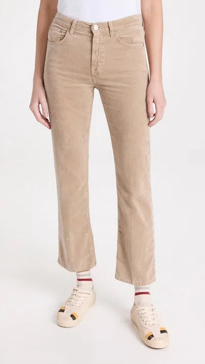 Closed Baylin Slim-fit Flare Jean In Brown In Multi