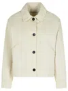 Closed Beige Cotton Jacket In Beige
