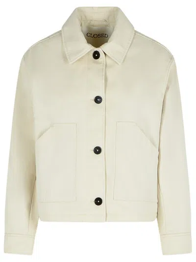 CLOSED CLOSED BEIGE COTTON JACKET