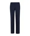 Closed Belt-loop Casual Pants In Black