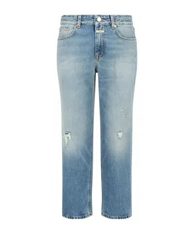 CLOSED BELT-LOOP JEANS