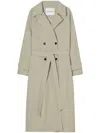 Closed Belted Trench Coat In Neutrals