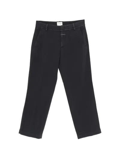 Closed Belt-loops Trousers In Black