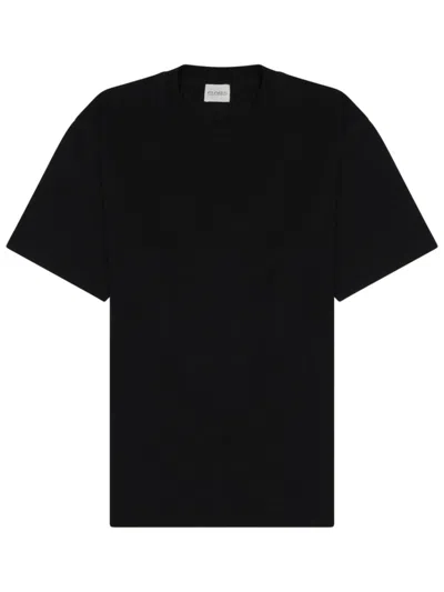 CLOSED MEN BLACK CREW NECK T-SHIRT, XL LUXURY T-SHIRTS FOR MEN DARVEYS