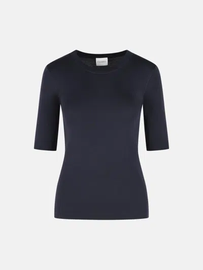 Closed Blue Cotton Blend T-shirt