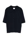 Closed Blue Solid Shirt Collar Polo In Blue