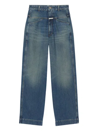 CLOSED BLUE WIDE-LEG JEANS