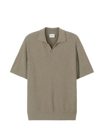 Closed Bouclé-knit T-shirt In Gray