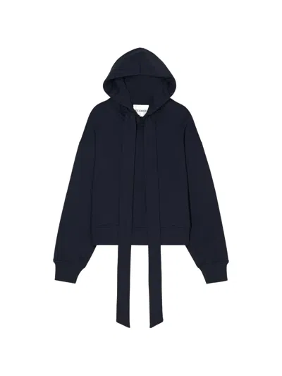 Closed Bow-tie Hoodie In Blue