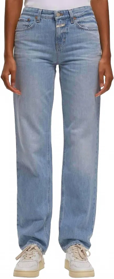 Closed Briston Mid Waist Relaxed Fit Jeans In Blue