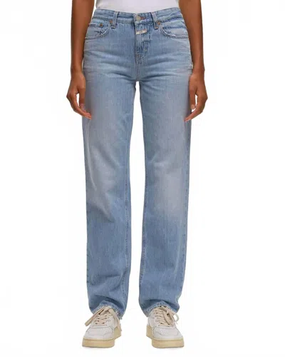 Closed Briston Relaxed Fit Mid Waist Jean In Blue
