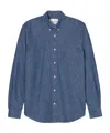 Closed Button-up Shirt In Blue