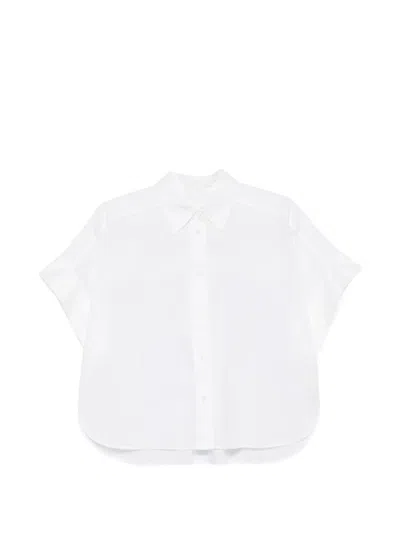 Closed Buttoned Shirt In White