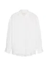 Closed Buttoned Shirt In White