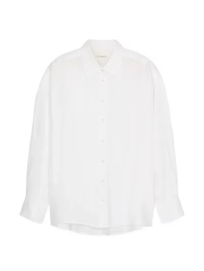 Closed Buttoned Shirt In White