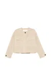 BUTTON-UP FLAP-POCKET JACKET