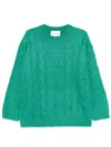 Closed Cable Long Sleeve Clothing In Green