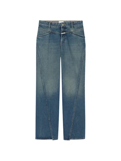 Closed Cala-x Straight-leg Jeans In Blue