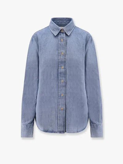Closed Camicia In Denim In Blue