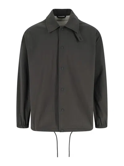 Closed Logo Shirt Jacket In Black
