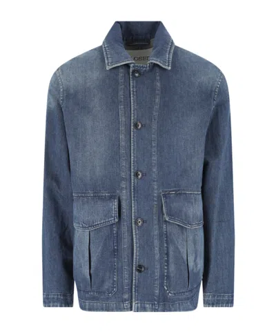 Closed Cargo Jacket In Blue