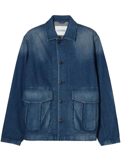 Closed Cargo Jacket In Blue