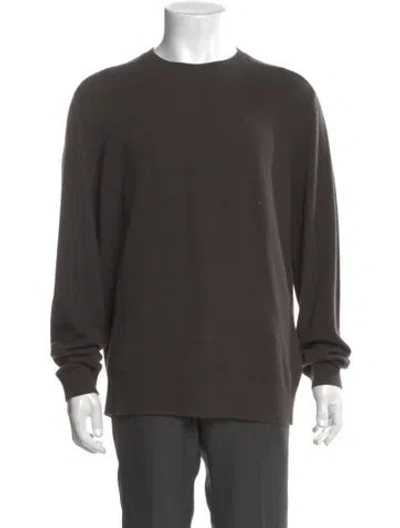 Pre-owned Closed Cashmere Crew Neck Pullover In Gray