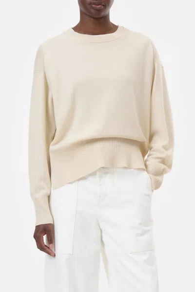 Closed Cashmere Crew Neck Sweater In Shetland In Neutral
