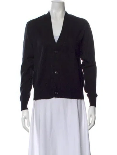 Pre-owned Closed Cashmere V-neck Sweater In Blue