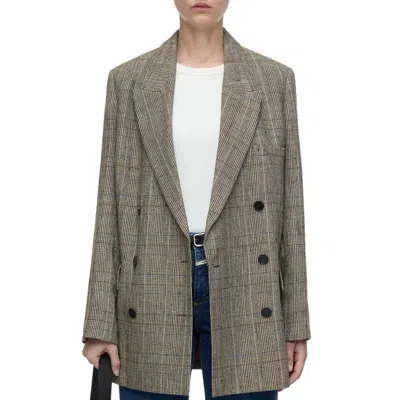 CLOSED CHECKED BLAZER IN MULTI