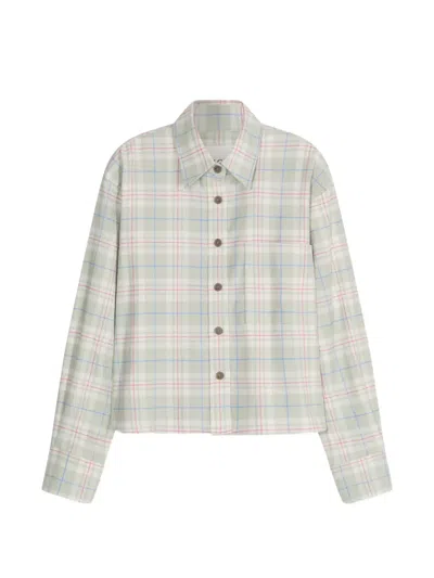 Closed Check-print Oversized Shirt In Multi