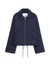 Closed Chest-logo Jacket In Blue