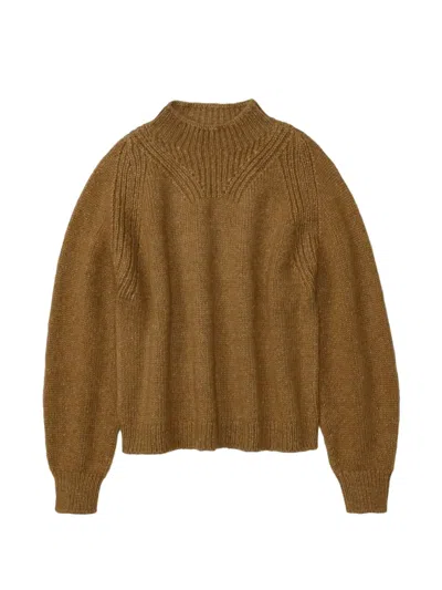 Closed Chunky-knit Sweater In Brown